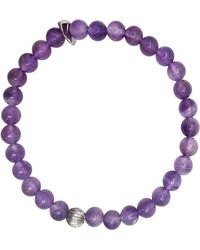 Farra - Amethyst Flexible Bracelet - Lyst