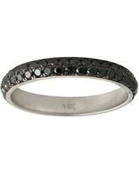 Artisan - Diamond Pavé Band Ring - Lyst