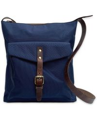VIDA VIDA - Nylon & Leather Messenger Bag - Lyst
