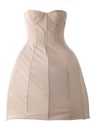 Paloma Lira - Neutrals Nude Skeleton Dress - Lyst