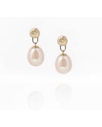 Gabriella Alicia - Pearl Drop Detachable Earrings - Lyst