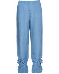 Audrey Vallens - Denim Affair Tencel Pants - Lyst