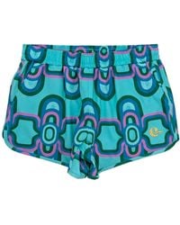 Julia Clancey - Venice 73 Sport Short Olympia Aqua - Lyst