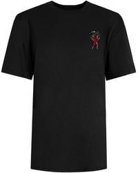INGMARSON - Beetroot Embroidered Organic Cotton T-Shirt - Lyst