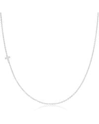 Maya Brenner - 14K Asymmetrical Charm Necklace - Lyst