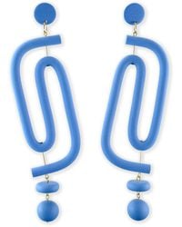 By Chavelli - Polymer Clay Labyrinth Statement Earrings - Lyst
