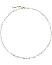Kiri & Belle - Kira Seed Pearl Filled Necklace - Lyst