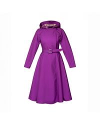 RainSisters - Double Breasted Trench Coat - Lyst