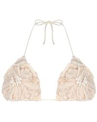 Aguaclara - Neutrals La Perle Triangle Top - Lyst