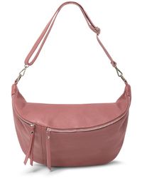 Betsy & Floss - Emilia Large Crossbody Waist Bag In Antique Pink - Lyst