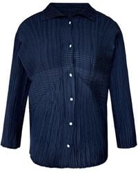 London Atelier Byproduct - Multi Way Pleated Blouse - Lyst
