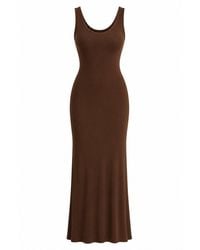 Maison De Gala - Aria Mocha Dress - Lyst