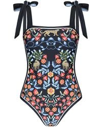 Jessie Zhao New York - Night Imagination Reversible One Piece Swimsuit - Lyst