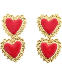 The Pink Reef - Double Valentine Heart - Lyst