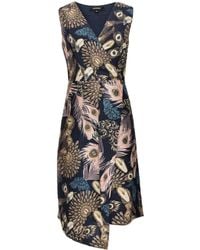 Smart and Joy - Bohemian Feather Print Dress - Lyst