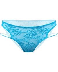 MONIQUE MORIN LINGERIE - Amphitrite Low Rise Cheeky Panty Flame - Lyst