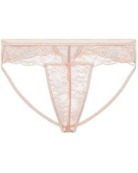 Journelle - Neutrals Sapna Jock Strap Thong Blush - Lyst