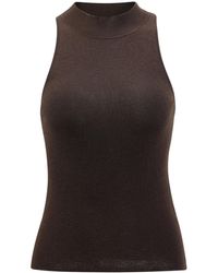 NUAJE NUAJE - May Halterneck Wool And Silk Knit Tank - Lyst