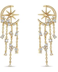 Ptera Jewelry - Starlit Veil Earrings - Lyst