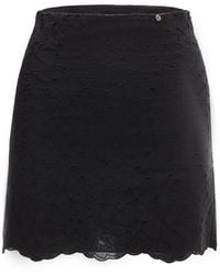 Nissa - Embroidered Cotton Skirt - Lyst