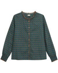 Inara - Cinnamon Dusk Cotton Top - Lyst