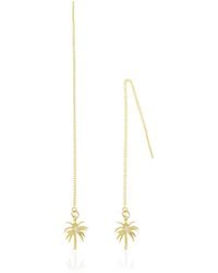 C.J.M - Palm Chain Earrings - Lyst