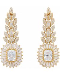 LÁTELITA London - Countess Gemstone Drop Earrings Moissanite - Lyst