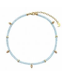 Aurozia - Lotus Within Vermeil Starlit Moon Topaz Choker Necklace & Bracelet - Lyst