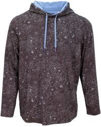 lords of harlech - Horatio Outline Floral Printed Hoodie - Lyst