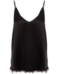 IZABELA MANDOIU - Pure Silk Top With Adjustable Straps - Lyst