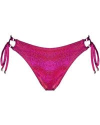 Enez Swim - Eden Adjustable Scrunch Bikini Bottom - Lyst