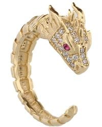 Ebru Jewelry - Ruby Eyed Guardian Dragon Design Ring - Lyst