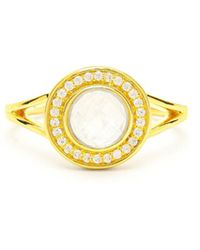Seven Saints - Moonstone Goddess Glow Ring, Over Sterling - Lyst