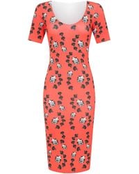 Sophie Cameron Davies - Floral Cotton Midi Dress - Lyst