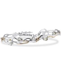 Isla Silver - Amethyst And Pearl Bracelet - Lyst