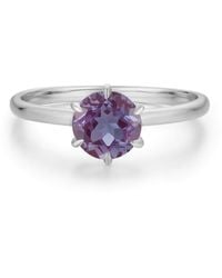 Azura Jewelry New York - One Love Round Alexandrite Ring Solid - Lyst