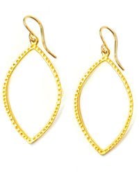 Lexi Jewelry - Almond-Shaped Hoop Earrings - Lyst