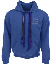 While We're Awake - Multi String Dark Hoodie - Lyst