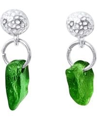 Glassy - Palmedråbe Earrings - Lyst