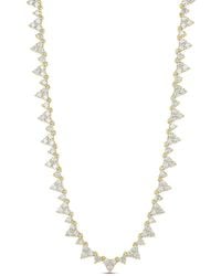 SHYMI - Cluster Tennis Necklace - Lyst