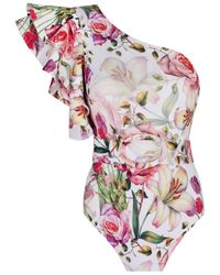 Nur Karaata - Begonia Bianca Swimsuit - Lyst