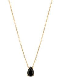 SALLY SKOUFIS - Pure Droplet Necklace Petite With Made Cz Diamond Stimulant - Lyst