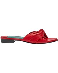 Florrie London - Emma Leather Flat Sandal - Lyst