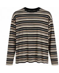 FRONT ROW SHOP - Shapeable Stripe T-Shirt - Lyst