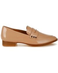 Rag & Co - Neutrals Noshiya Patent Pleather Penny Loafers - Lyst