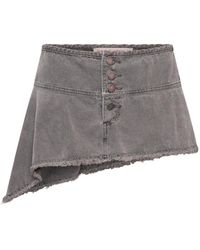 Love and Nostalgia - Little Shortie Asymmetrical Skirt - Lyst