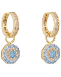 Ballinger Jewellery - Something Aquamarine Drop Bridal Earrings - Lyst