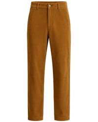 Luroq London - Straight Cord Trousers - Lyst