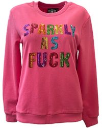 Any Old Iron - Pink Sparkly As Fuck Sweatshirt - Lyst