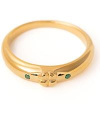 Belinda Jewelz - Clover Dome Ring - Lyst
